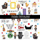 Friends Doodle Patchwork Set