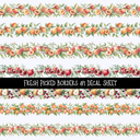 Fresh Picked Borders - Uv Dtf Decal Sheet