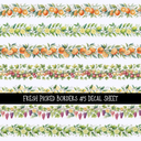 Fresh Picked Borders - Uv Dtf Decal Sheet