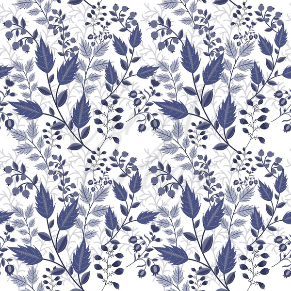 Frigid Floral - Adhesive Vinyl Sheets