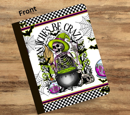Witches be crazy vinyl composition notebook wrap