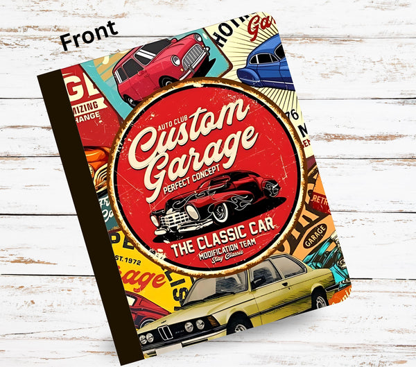 Custom garage By notebook wrap