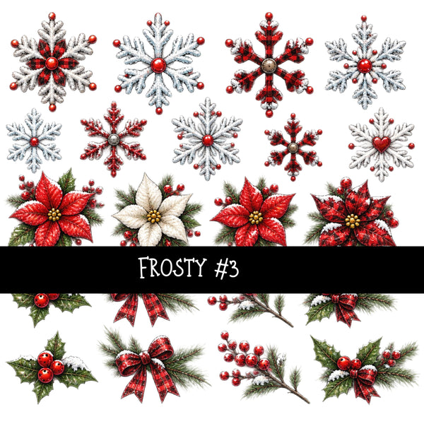 Frosty Torn Pages UV DTF Decal sheets 3 designs available