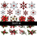 Frosty Torn Pages UV DTF Decal sheets 3 designs available