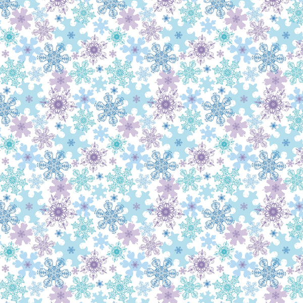 Frozen Flakes - Adhesive Vinyl Sheets