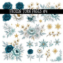 Frozen Torn Pages UV DTF Decal sheets 6 Designs available