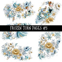Frozen Torn Pages UV DTF Decal sheets 6 Designs available