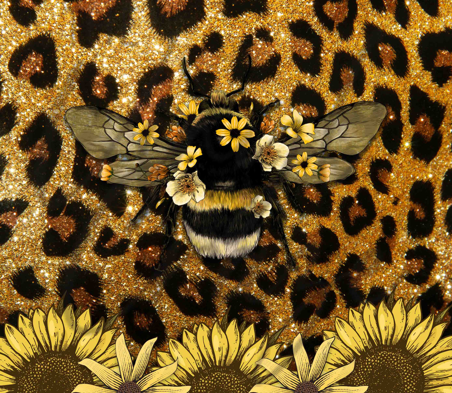 Fuzzy Cougar Bee - Adhesive Vinyl Wrap