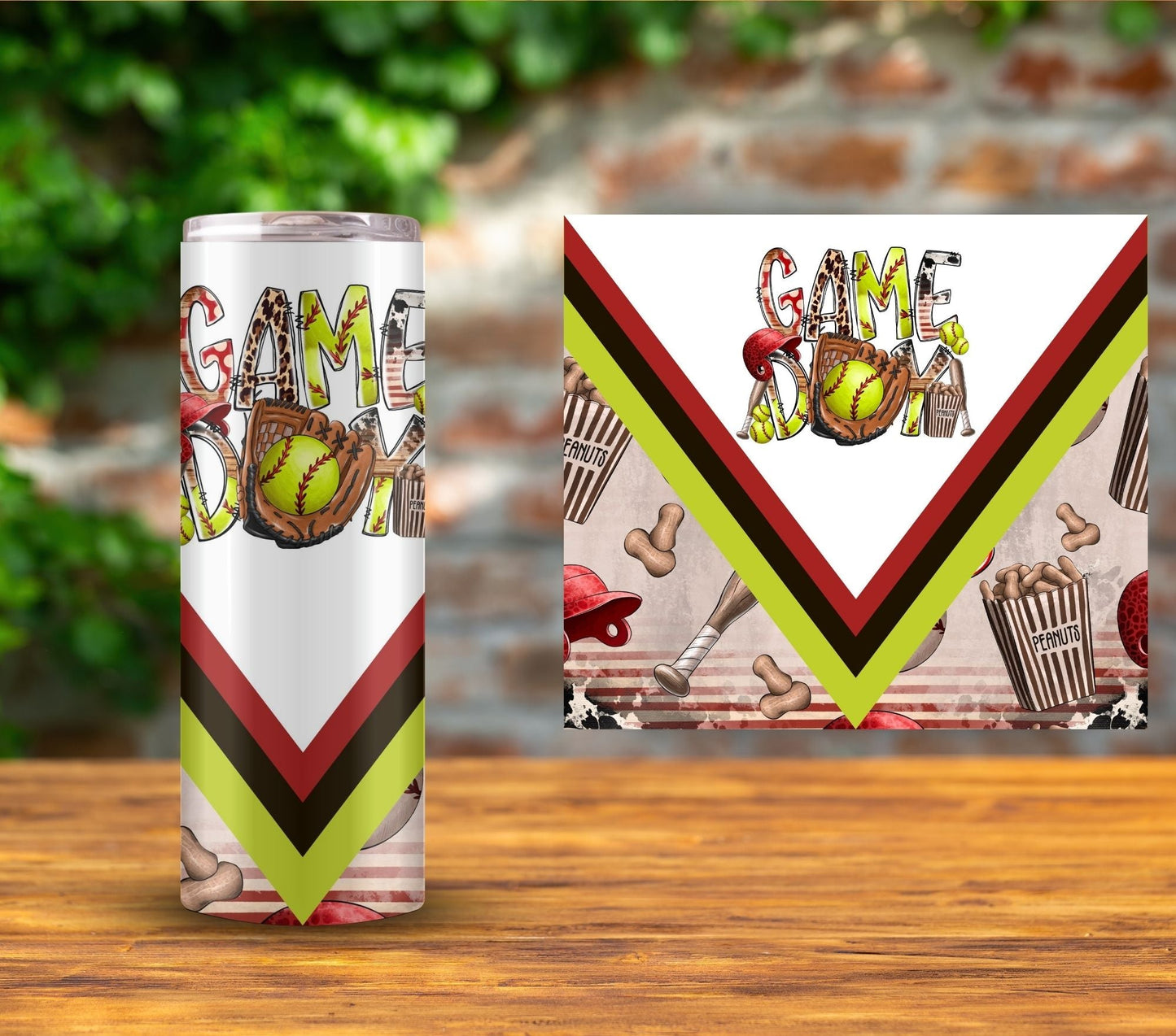 Vintage Softball Mama - Adhesive Vinyl Wrap - 12 Design Options