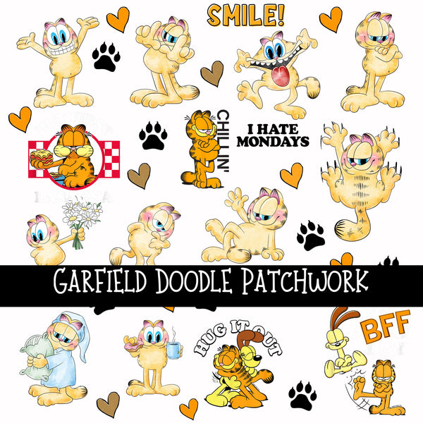 Garfield Doodle Patchwork Set