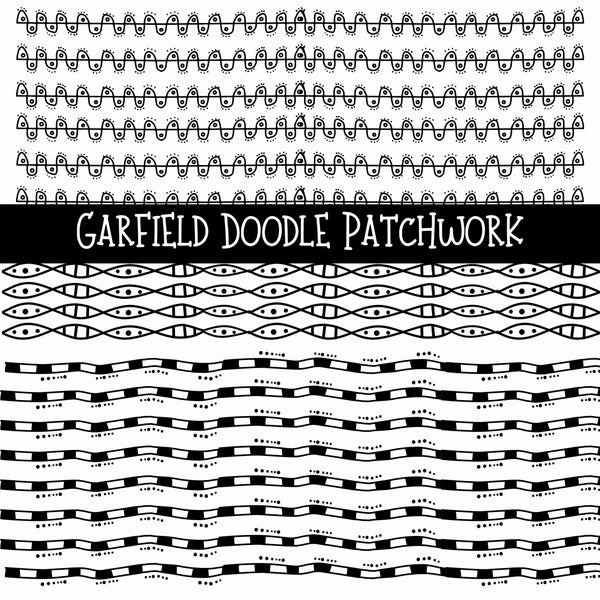 Garfield Doodle Patchwork Set
