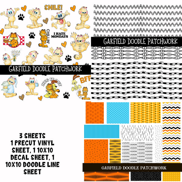 Garfield Doodle Patchwork Set
