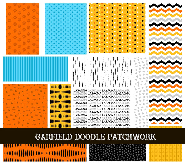 Garfield Doodle Patchwork Set