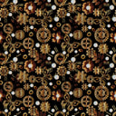 Gears and Butterfly - Adhesive Vinyl 12x12 Sheet