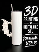 Bat wing - Tumbler Handle Digital File Stl