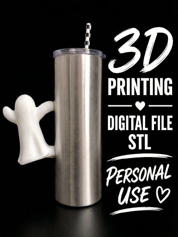 Ghost - Tumbler Handle Digital File Stl