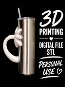 Palm tree - Tumbler Handle Digital File Stl