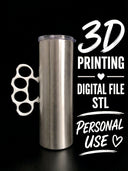 Brass knuckles - Tumbler Handle Digital File Stl