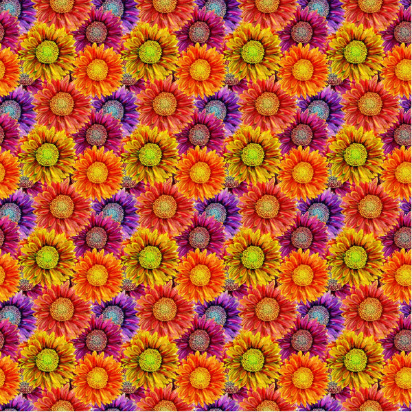 Gerbera Watercolor - Adhesive Vinyl Sheets