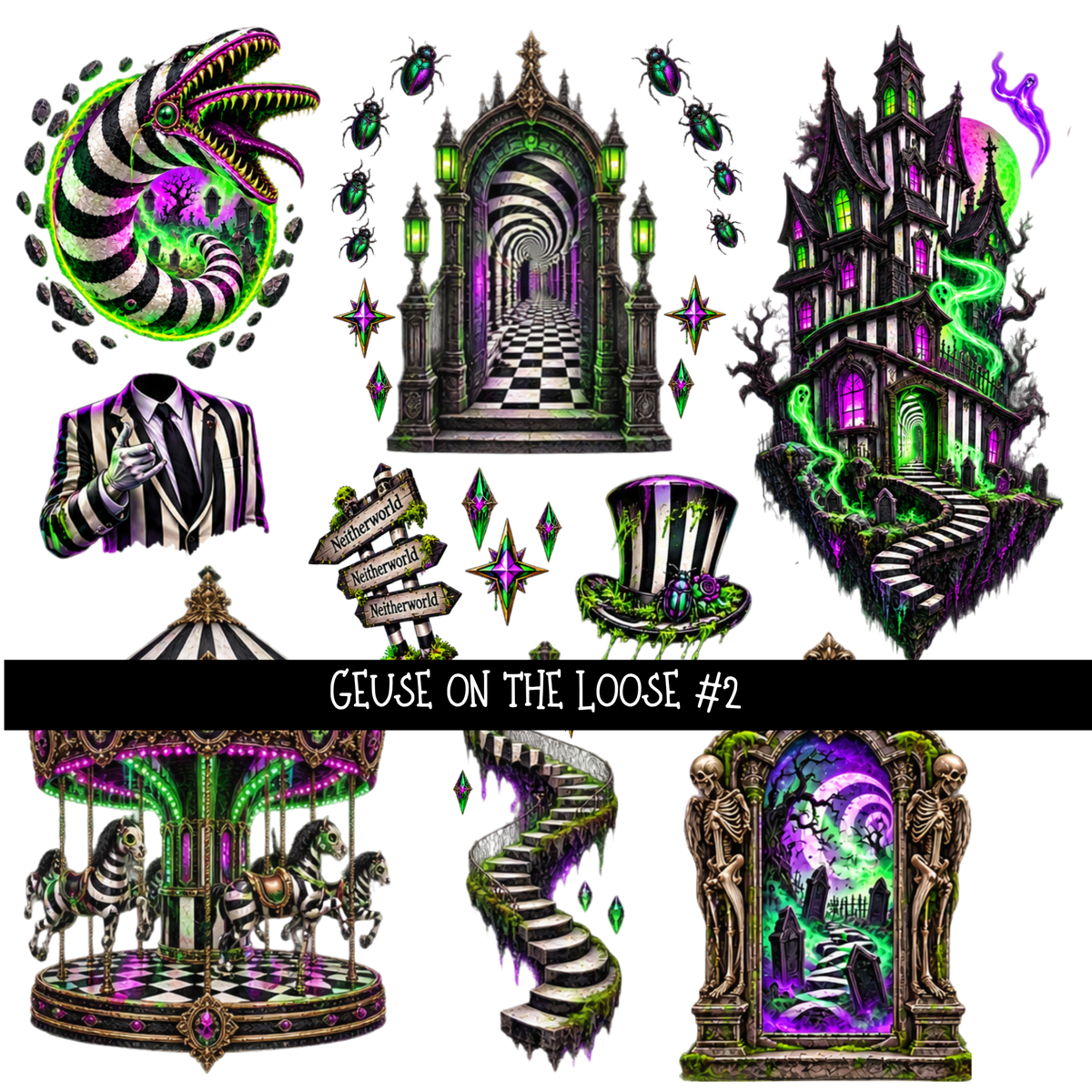 Geuse on the Loose  - UV DTF Decal sheets