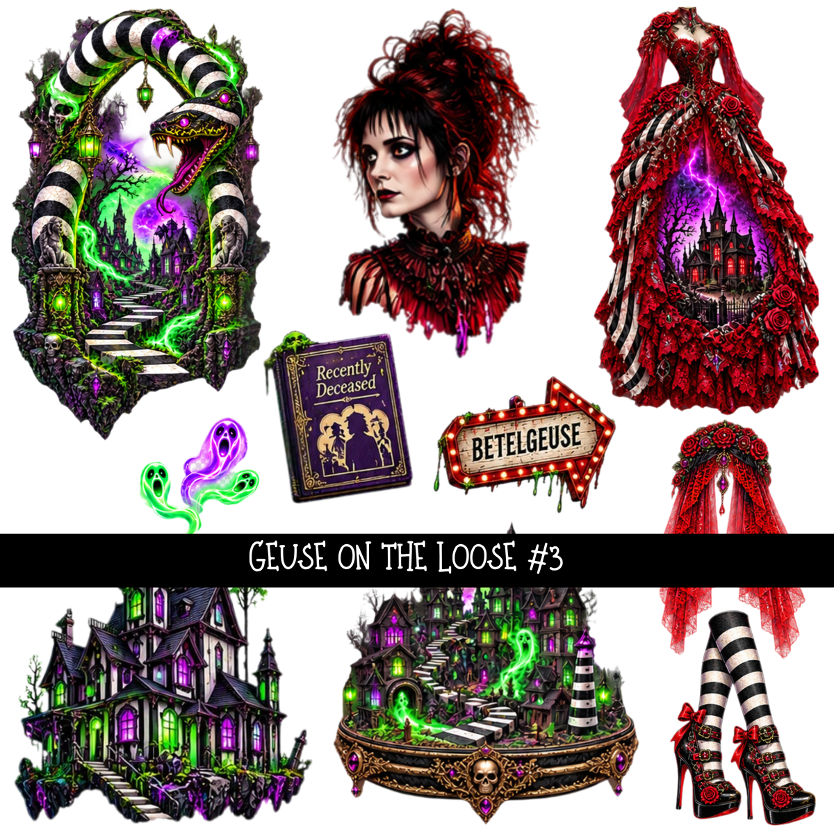 Geuse on the Loose  - UV DTF Decal sheets