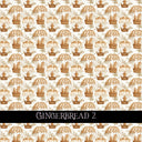 Gingerbread collection- 12x12 vinyl sheets-10 designs available