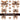 Gingerbread Bow Collection Decal sheets-12 styles