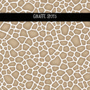 Giraffe spots UV DTF Decal sheets