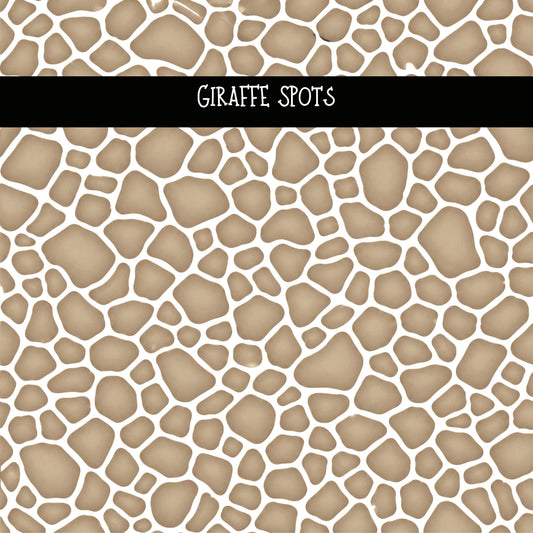 Giraffe spots UV DTF Decal sheets