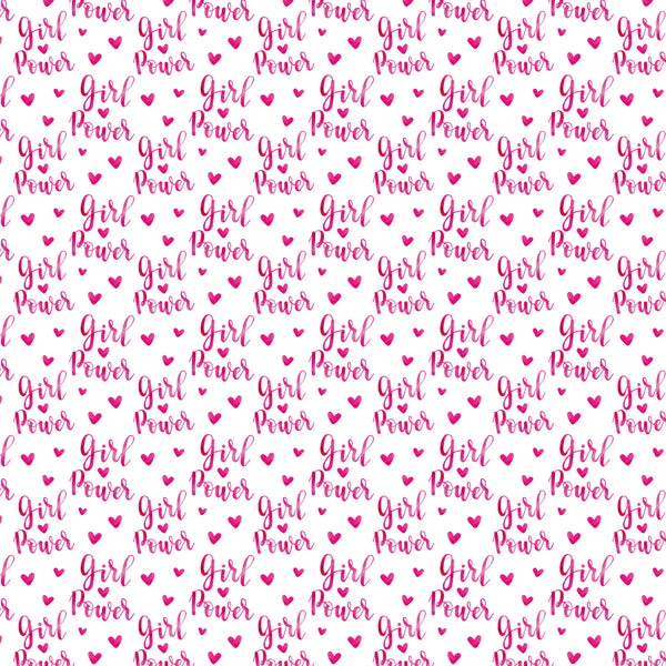 Girl Power - Adhesive Vinyl 12x12 Sheet