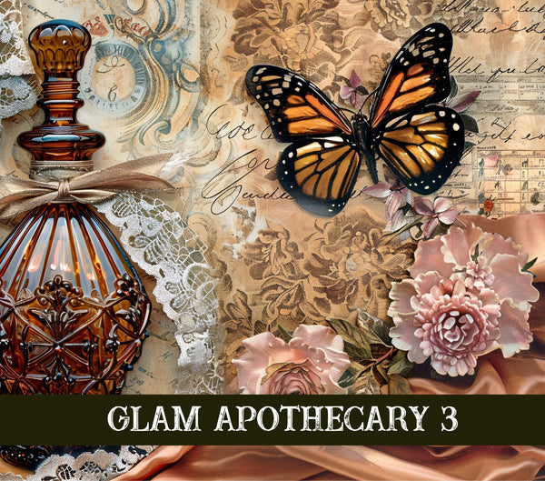 Glam Apothecary vinyl tumbler wraps 12 different prints
