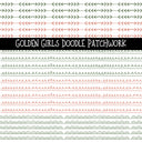 Golden Girls Doodle Patchwork Set