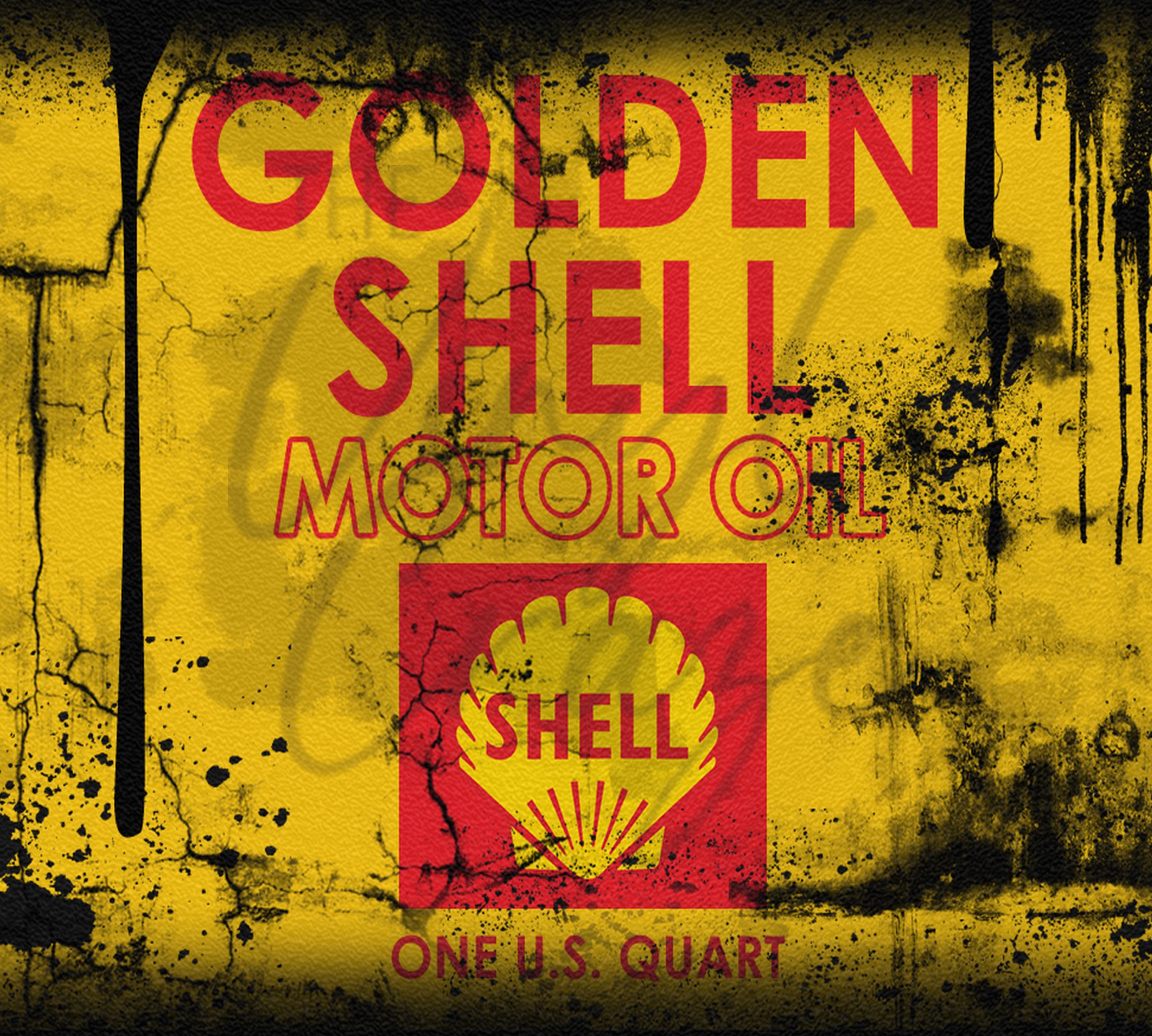 Golden Oil - Adhesive Vinyl Wrap – 3D Undercover