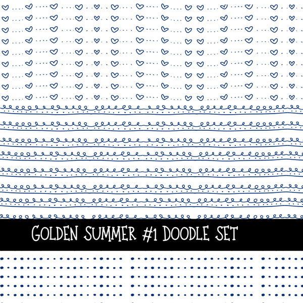 Golden Summer Doodle Patchwork Sets 2 styles available