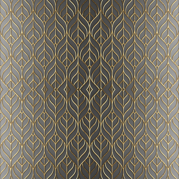 Gold Lattice Part Deux - Adhesive Vinyl12x12 Sheet