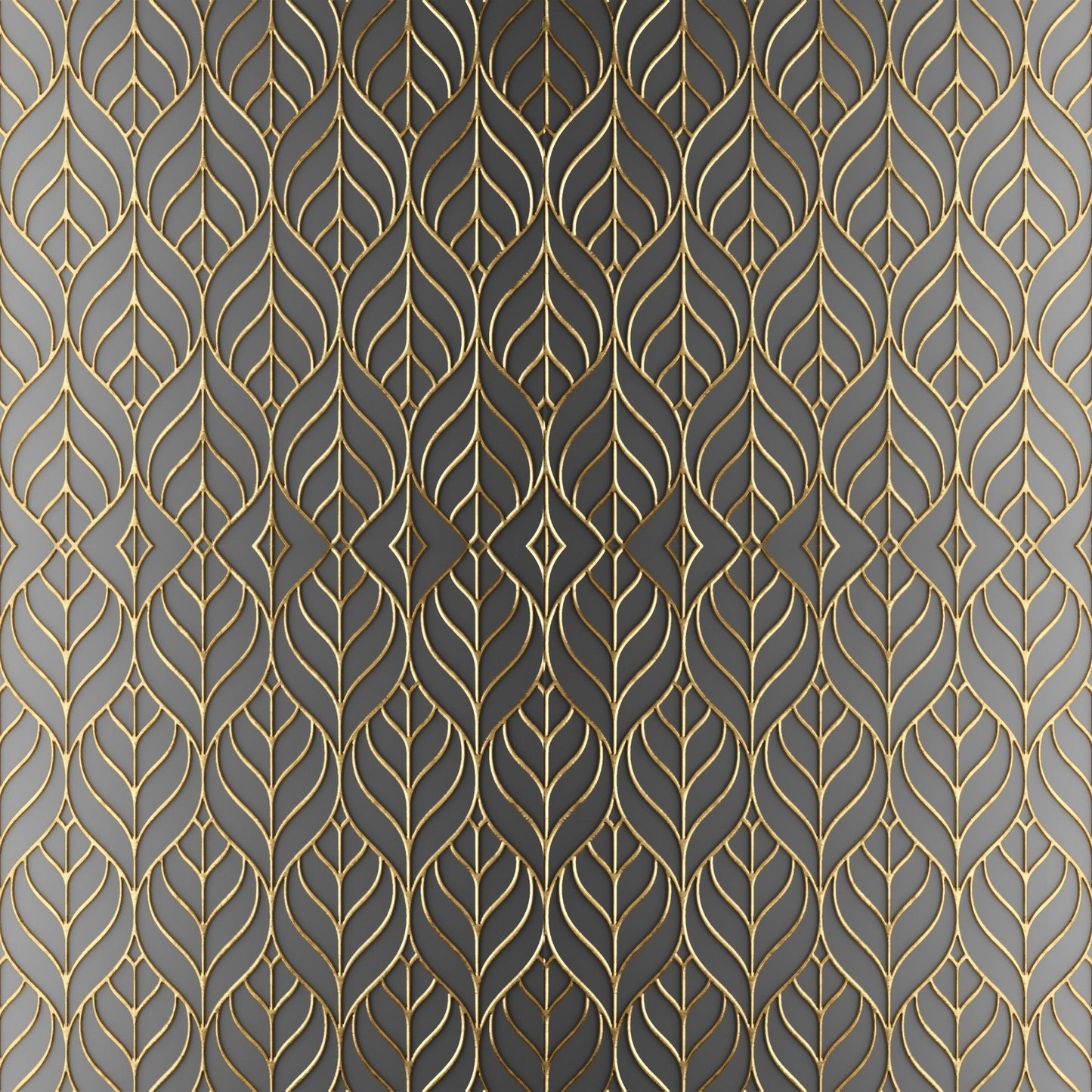 Gold Lattice Part Deux - Adhesive Vinyl12x12 Sheet