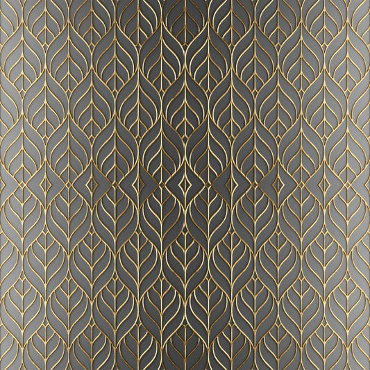 Gold Lattice Part Deux - Adhesive Vinyl12x12 Sheet