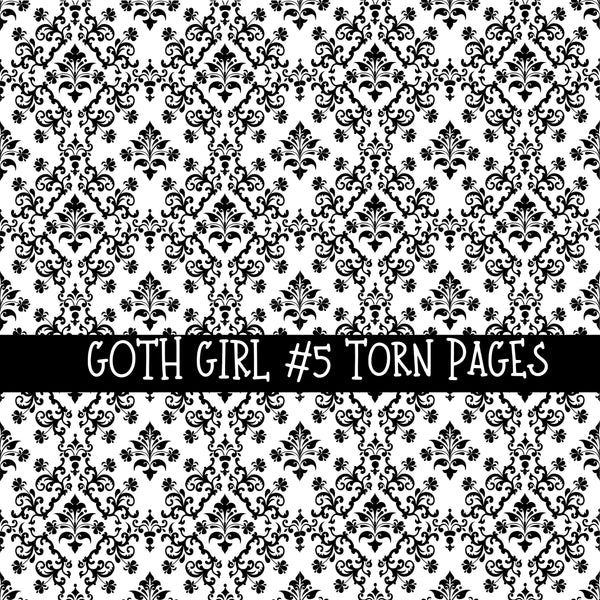 Goth Girl UV DTF Decal sheets 6 designs available