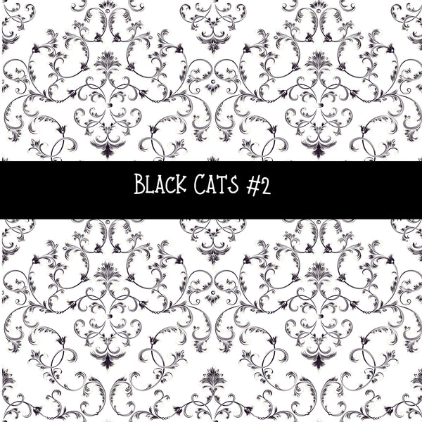 Black Cat UV DTF Decal sheets 4 Designs available
