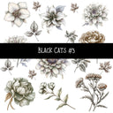 Black Cat UV DTF Decal sheets 4 Designs available