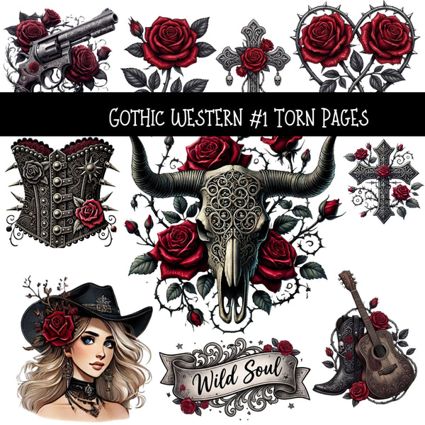 Gothic Western Decal sheets 4 designs available