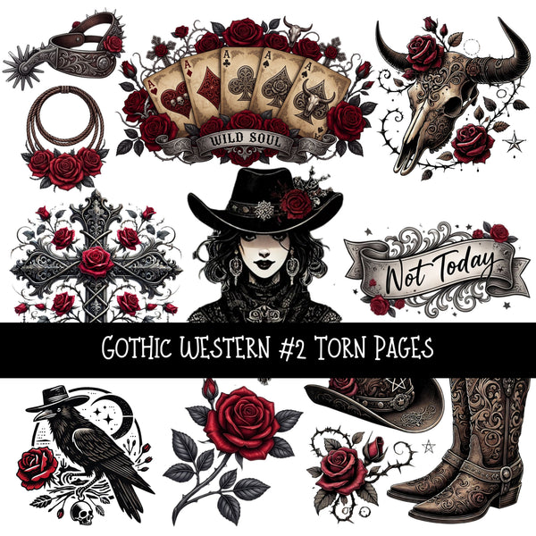 Gothic Western Decal sheets 4 designs available