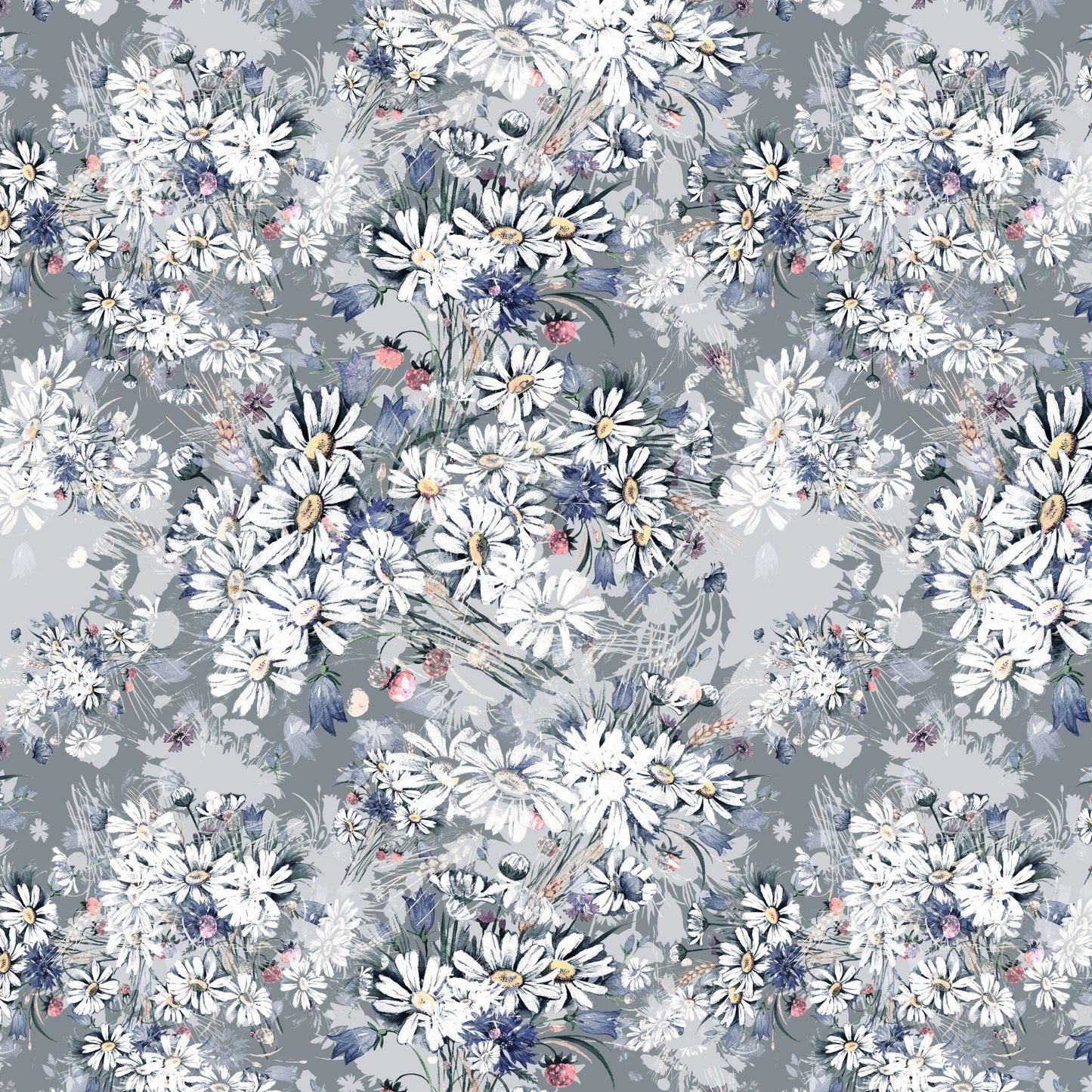 Gray Floral - Adhesive Vinyl Sheets