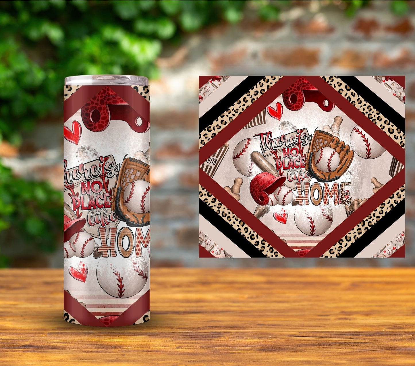 Vintage Baseball Mama - Adhesive Vinyl Wrap - 12 Designs