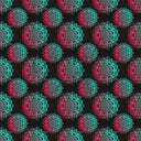 Green and Red Mandala - Adhesive Vinyl Sheets