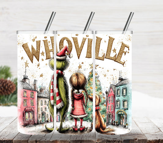 Whoville Family vinyl tumbler wraps