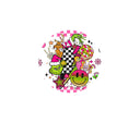 Grinchy Pink Tumbler Butt UV DTF Decals 5 Sizes