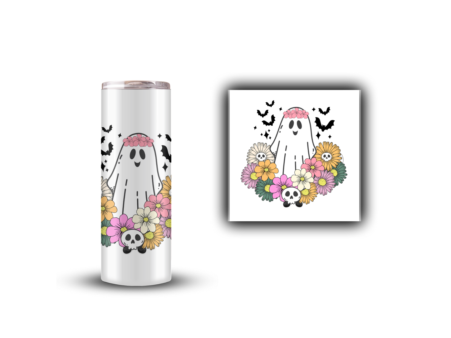 Groovy Ghost - UV DTF Decal