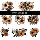 Groovy Ghosts UV DTF Decal sheets 2 Designs available