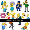 Simpsons Decal Sheets 4 options
